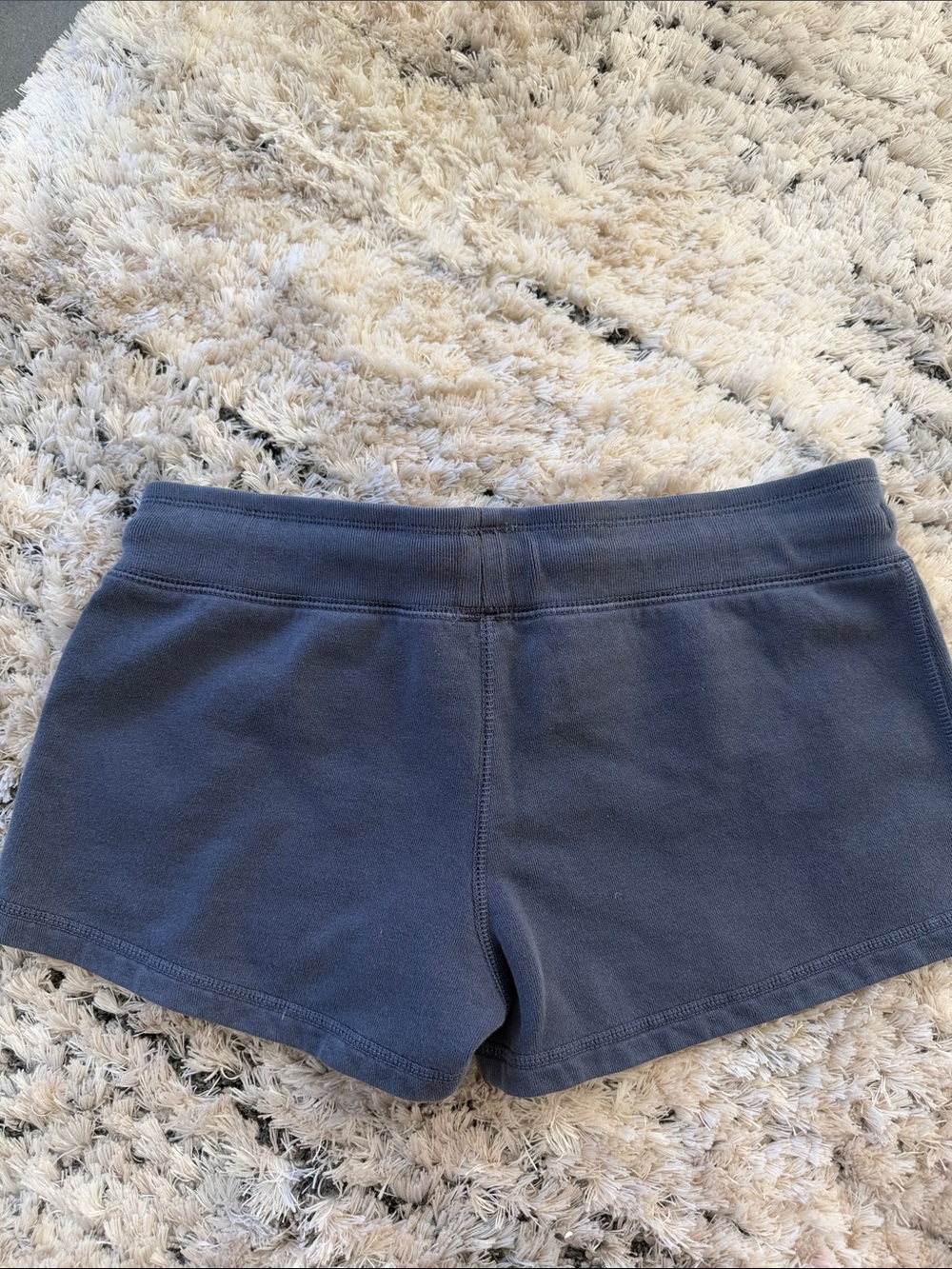 PacSun Dark Blue Cotton Drawstring Lounge Shorts - Picture 3 of 3